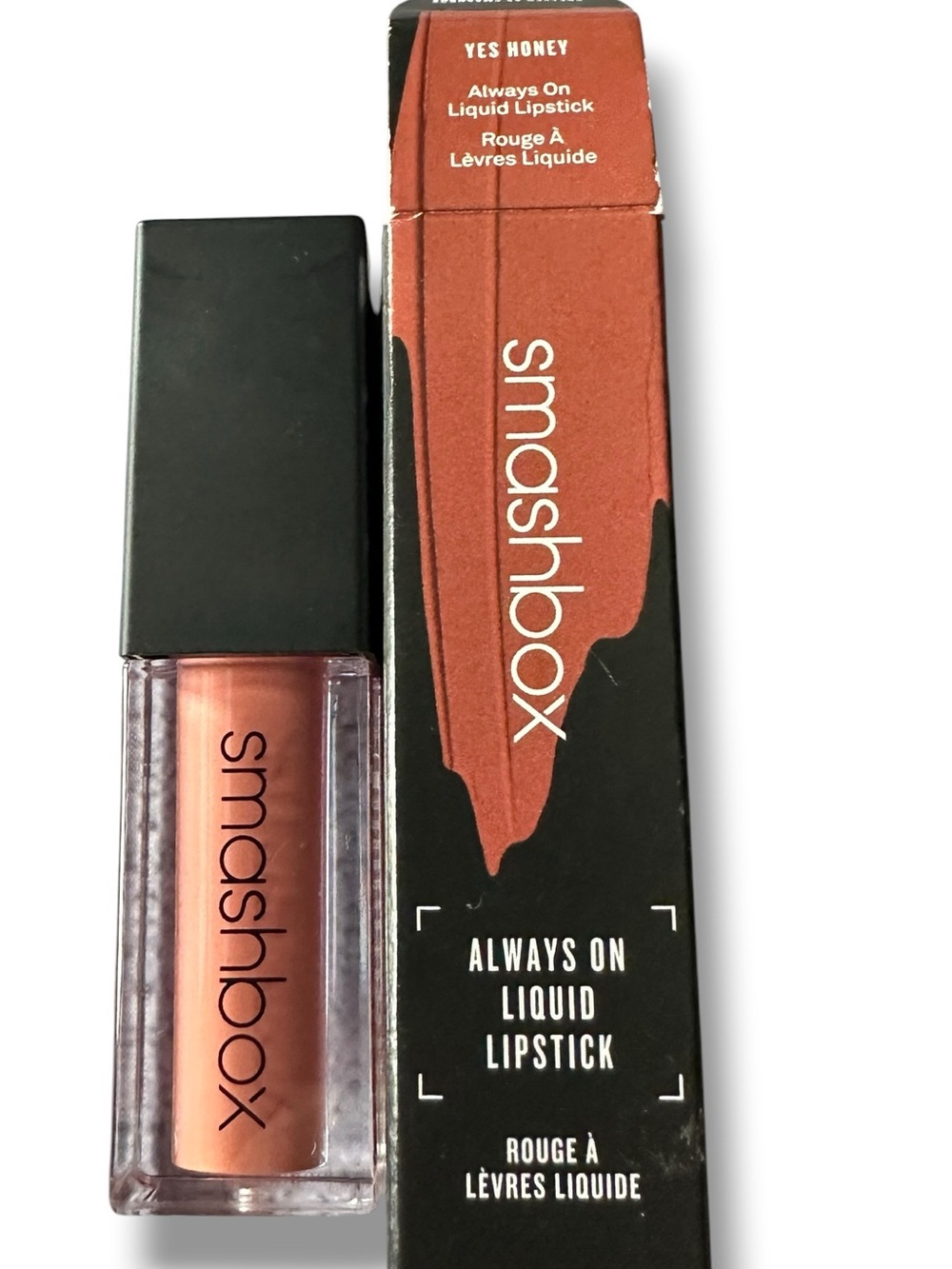 Smashbox Always On Matte Liquid Lipstick Yes Honey FALL SHADE WARM Peach $27 Ret